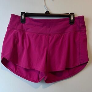 Lululemon Athletica Fuchsia Women's Athletic Shorts